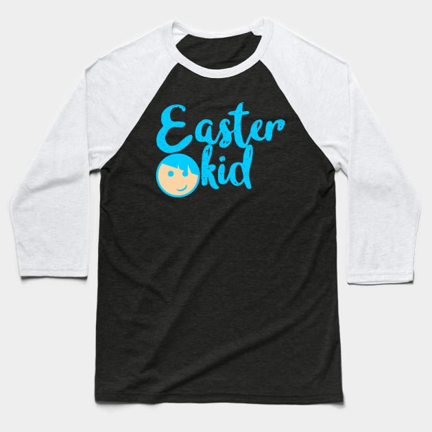 Easter Kid Baseball T-Shirt by neomuckel